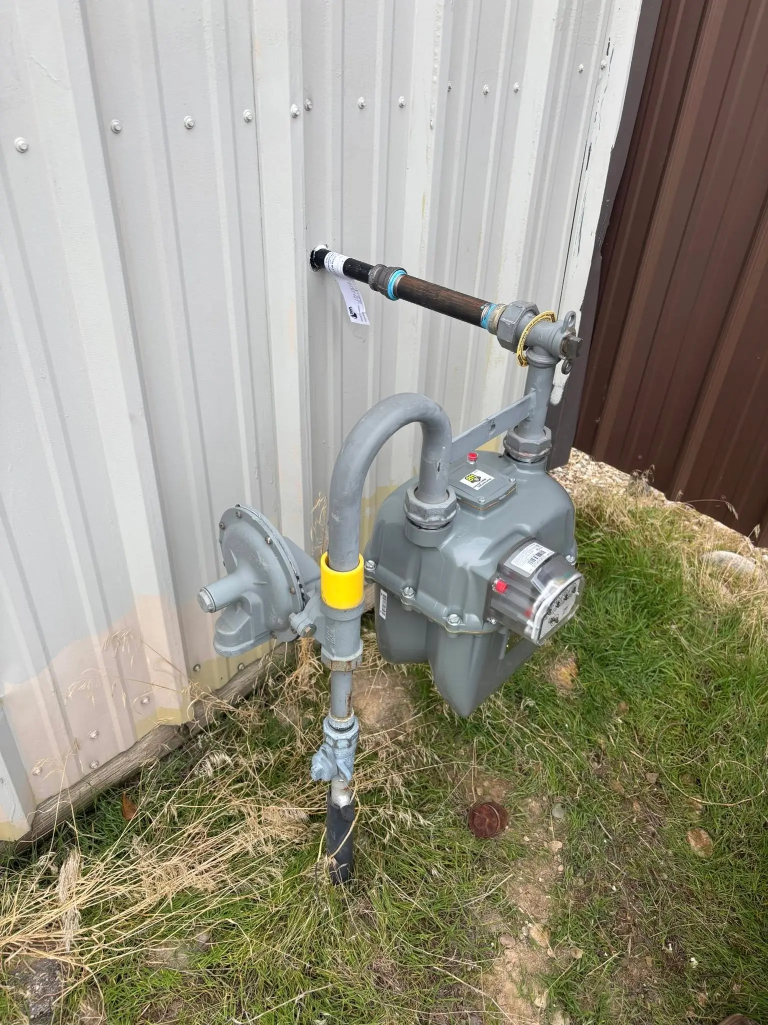 Residential AC replacement with new refrigerant lines and disconnect