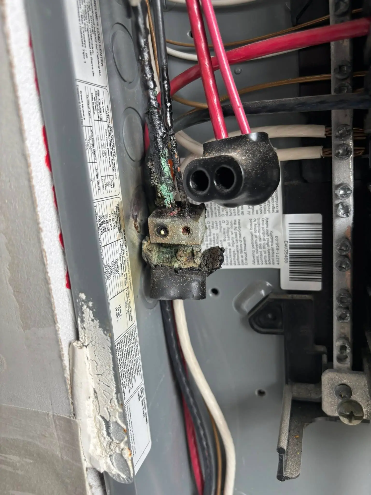 Disconnect failure — caught on inspection